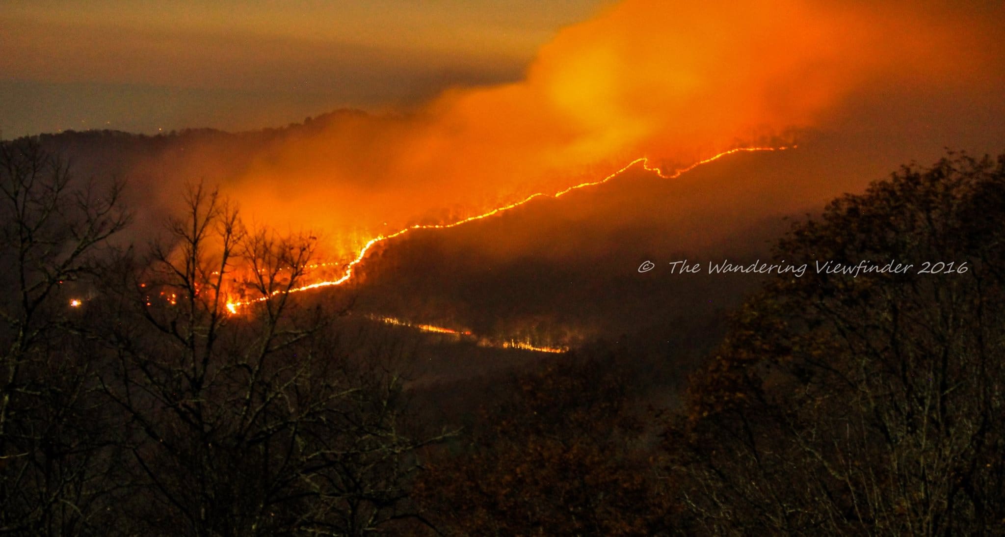 Forest Fires in Western NC November 2016 Blue Ridge Mountain Life