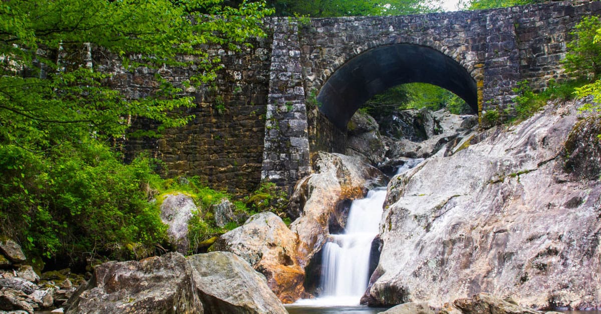 Sunburst Falls, North Carolina Blue Ridge Mountain Life