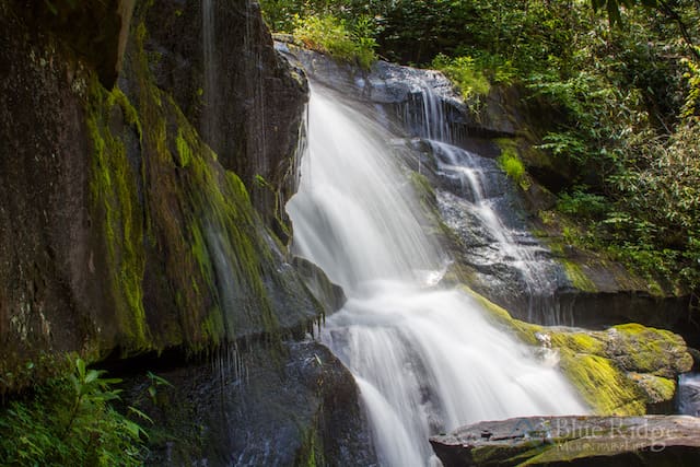 Cedar Rock Falls NC - Pisgah National Forest - Blue Ridge Mountain Life