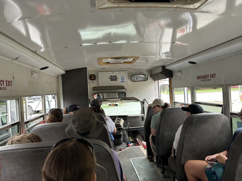 Bus Ride along the James River