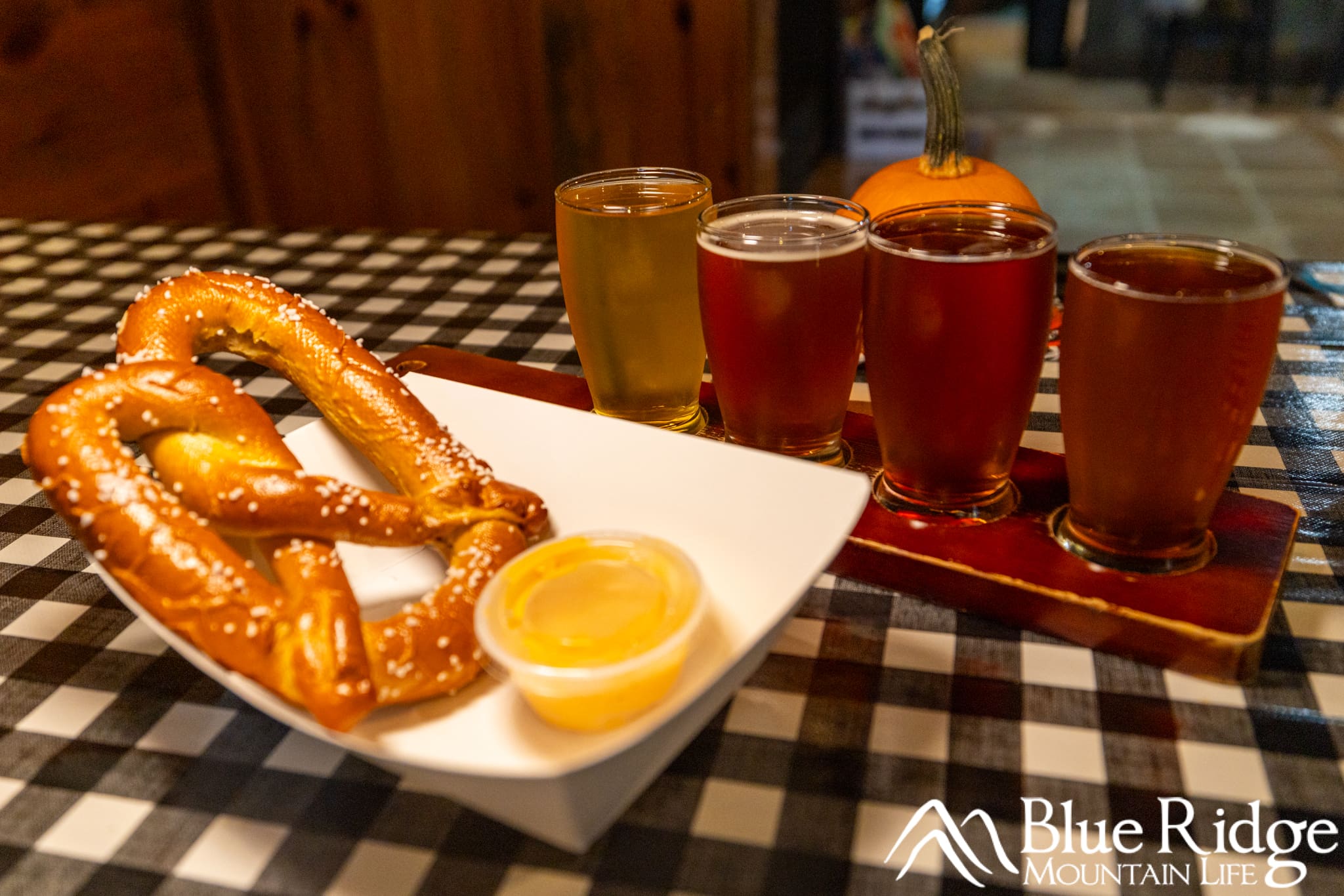 Food and beer flights at Kettell Beerworks Food and beer flights at Kettell Beerworks